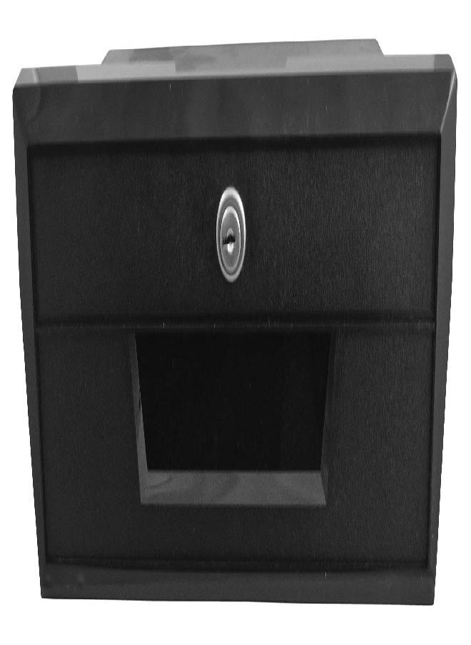 2638-1 Standard Lightweight Lockable Replacement Boat Glove Box With Keys, One Size