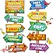 Jetec 20 Pieces Dinosaur Party Decoration Signs Be Ware of Dinosaur Cutouts Directional Dino Welcome Door Yard Sign for Baby Shower Birthday Party Favor Dinosaur Theme Supplies Lawn Outdoor Decoration - Image 3