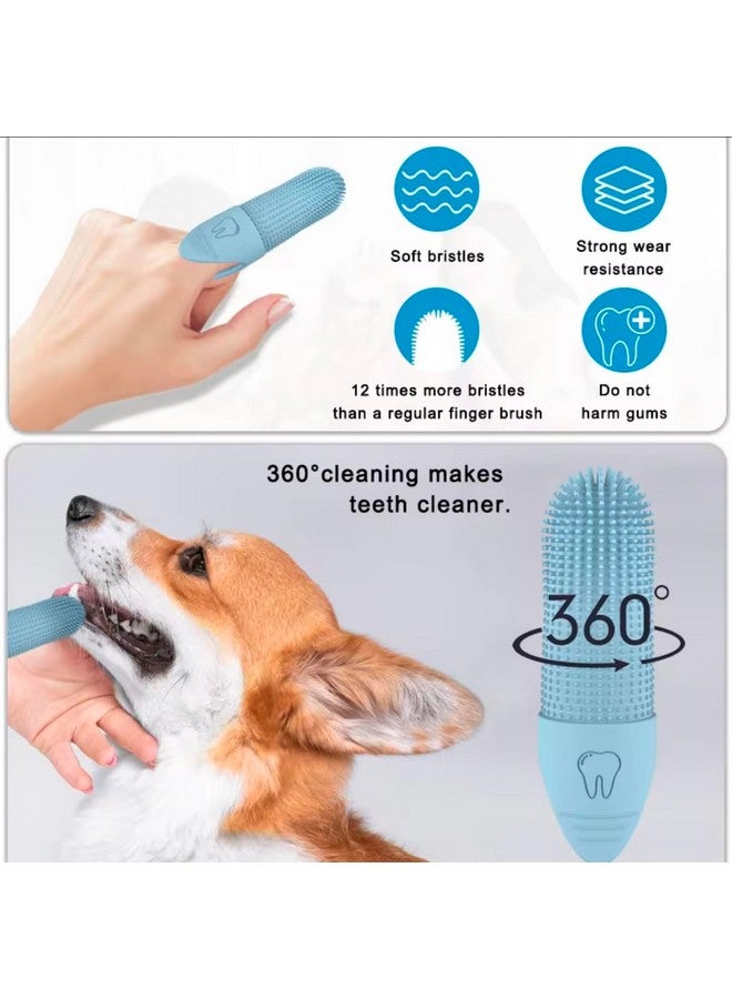 Generic Pet Dental Care Toothbrush, Soft Silicone Dog Tooth Cleaner, Cat Toothbrush, Dog Finger Toothbrush, Dog Teeth Cleaning, Toothbrush for Pets, 3-Pack  - Image 3