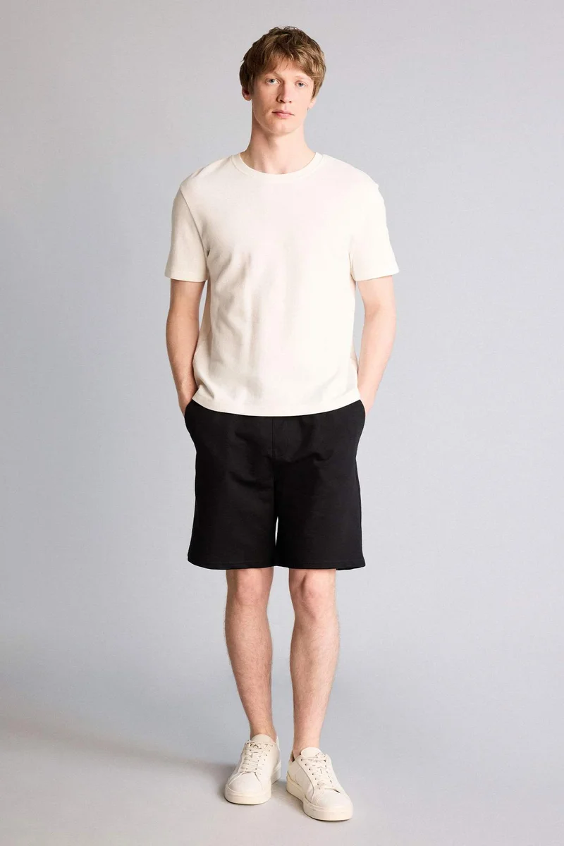 DeFacto Regular Fit Sweatshirt Fabric Shorts