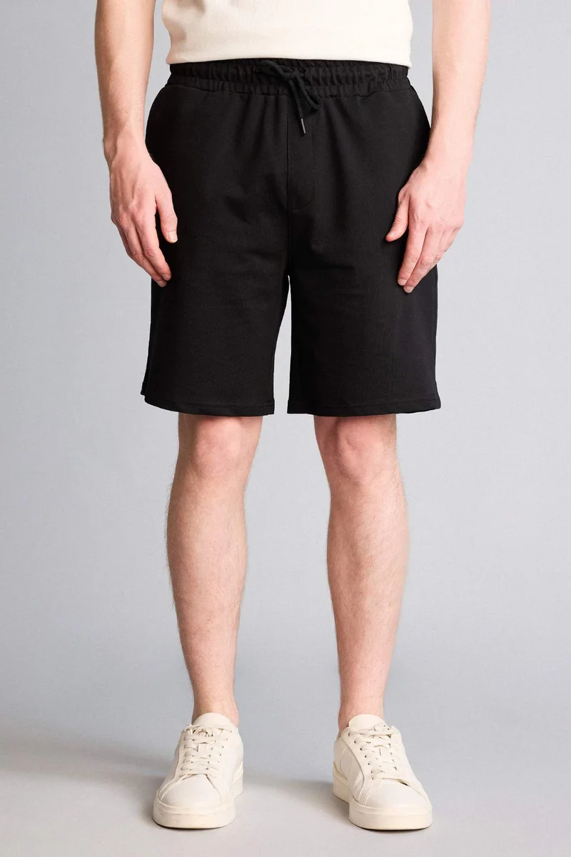 Defacto  Regular Fit Sweatshirt Fabric Shorts for Men | Best Price UAE