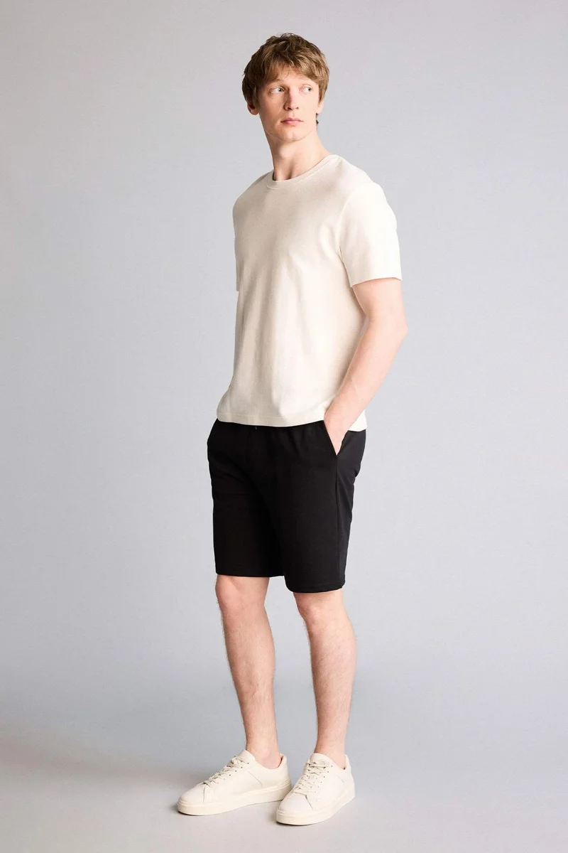 DeFacto Regular Fit Sweatshirt Fabric Shorts