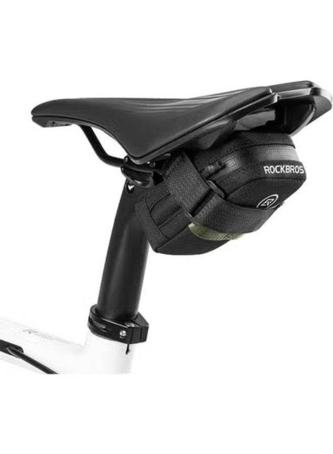 روكبروز حقيبة سرج الدراجة ROCKBROS - حقيبة صغيرة وخفيفة الوزن وقابلة للحمل أسفل المقعد للدراجات الهوائية - Image 1