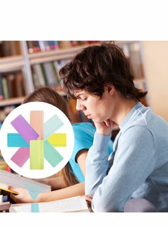 Y&D Guided Reading Strips, 8 Pcs Dyslexia Overlay Ruler, Coloured Overlays Ruler Highlight Strips Tracking Rulers for Dyslexia, ADHD and to Reduce Visual Stress  - Image 4