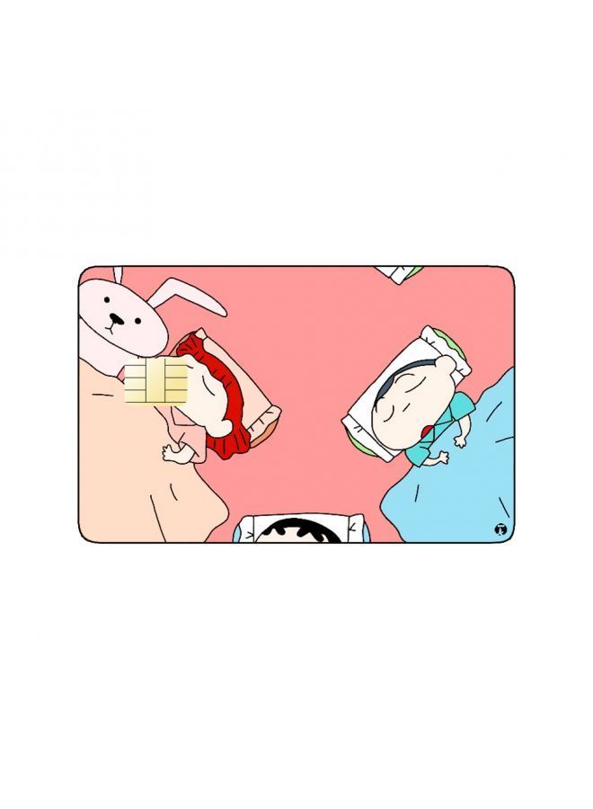 RKN PRINTED BANK CARD STICKER Crayon Shin Chan Anime - Image 1