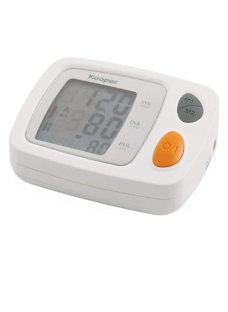 Generic - Automatic blood pressure monitor, with speaking voice, smart measurement, internal lithium battery, 2 users memory, irregular heartbeat detection, large LCD display - Image 1