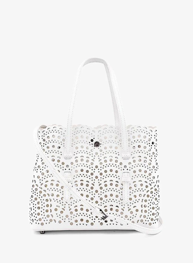 Cuple Women’s Woven Tote Bag Set
