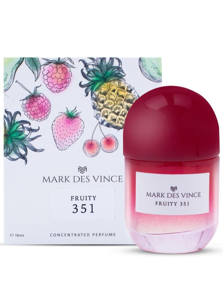 Mark Des Vince Fruity 351 Concentrated Perfume 15ML For Unisex - Image 2