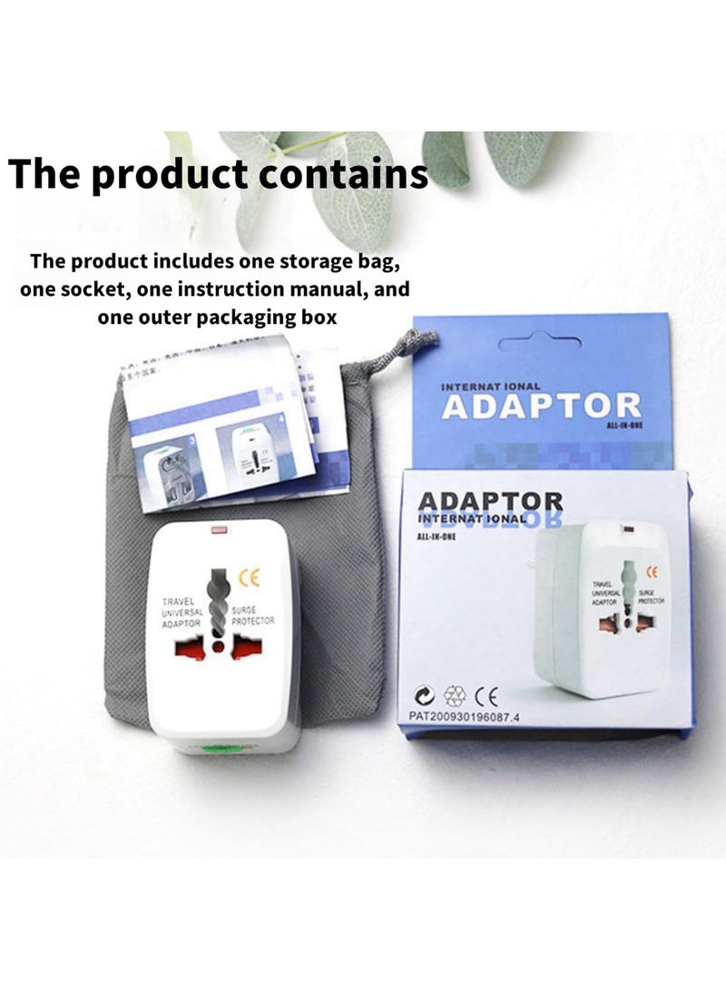 سالاب محول سفر عالمي، محول دولي، محول قابس عالمي متعدد الاستخدامات، قابس محول لأستراليا وأوروبا والمملكة المتحدة والولايات المتحدة وأستراليا وأيرلندا وأستراليا - Image 5