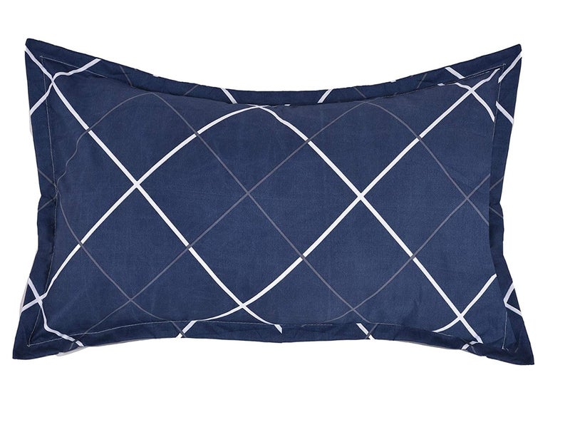 RRC Super Soft Brushed Microfiber Cotton Pillow Covers - Set of 4, 17X27 Inches (43X68 CM), Printed With Flange on Edges - Image 3