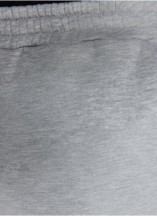 trendyol - Plus Size Sweatpants - Gray - Straight - Image 1