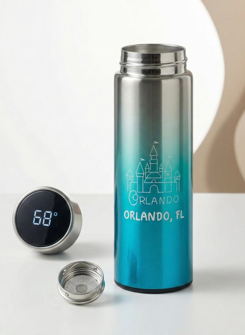 أو جي إس كوب حراري ستانلس ستيل بغطاء رقمي عزل يحافظ على البرودة 24 ساعة والحرارة 12 ساعة بجودة عالية - Image 1