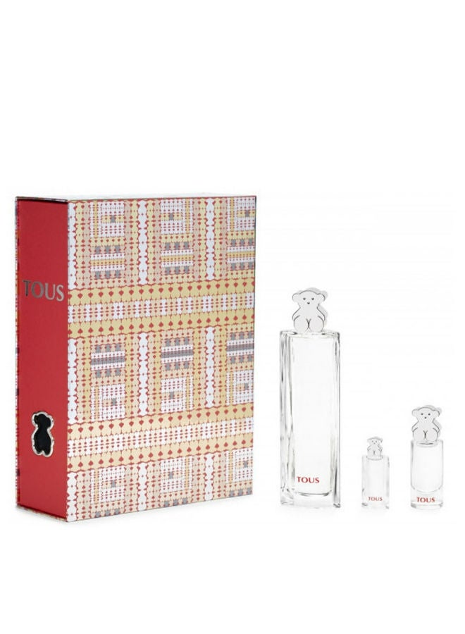 Tous Tartan - Eau de Toilette, 90 ml + 15 ml + 4.5 ml Folder Miniature Gift Set - Image 1