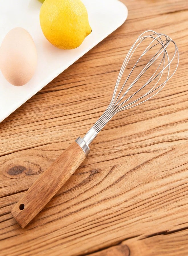BOBOAR Mini Small Whisks Tool for Cooking,Stainless Steel Metal Dough Hand Whisk Egg Beater - Image 5