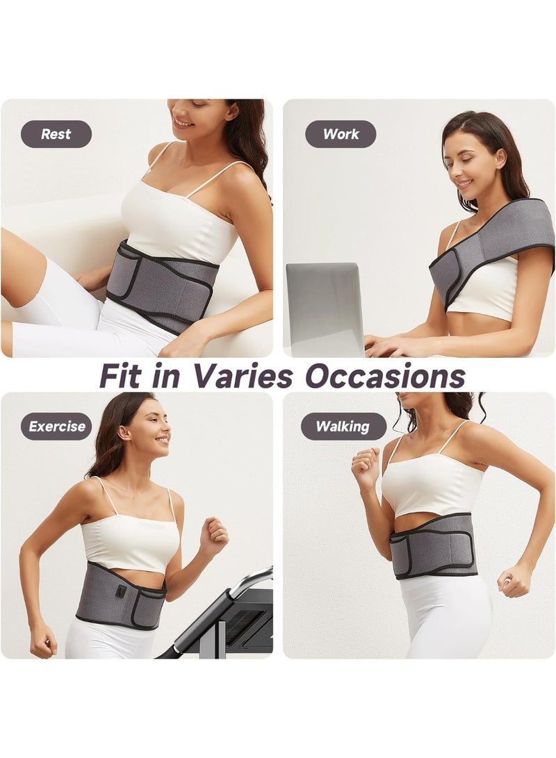 rayihni Red Light Therapy Wrap Belt for Body, Men and Women Gift, 100 LEDs, 5Gears 9Timers Remote Control, 660nm & 850nm Infrared Light Therapy for Back Waist Muscle Pain Relief - Image 2