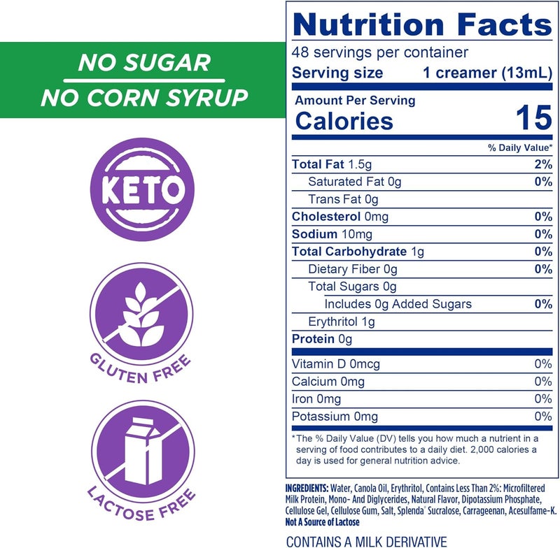 SPLENDA Sugar Free Sweet Cream Coffee Creamer Cups, 48 Count - Image 2