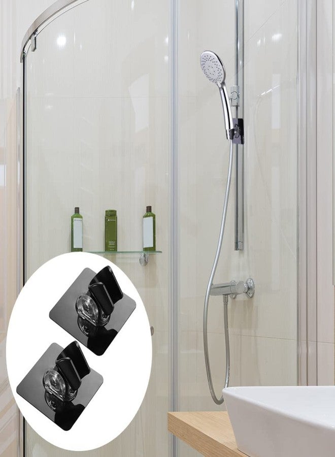 Greeya Self Adhesive Shower Head Wall Mount Holder for Handheld Shower - Adjustable Showerhead Rack Drill-free, Set of (2) - Image 4