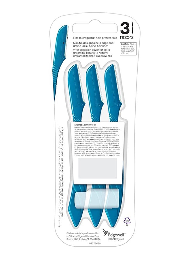 schick Precision Styler Body Razor for Men - 3Pcs - Image 5