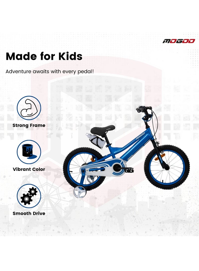 MOGOO Rayon Junior 20-Inch Kids Bike | 20-Inch Wheel Size | Adjustable Seat | 100% Assembled | For Kids | Blue - Image 4