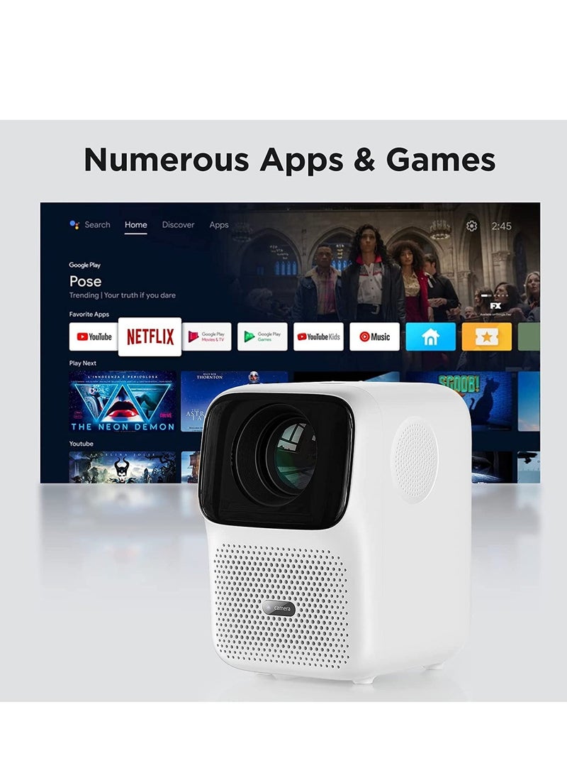 Generic - HD Smart Projector Android + Remote Control + Netflix + YouTube - Image 1