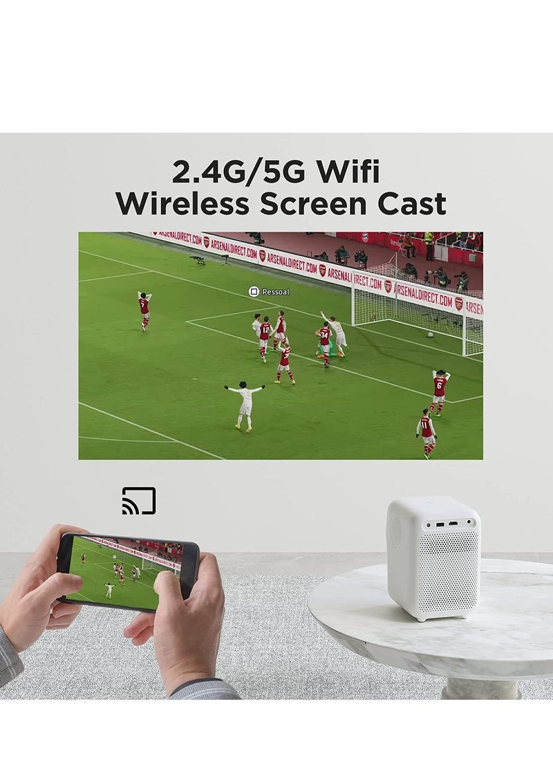Generic - HD Smart Projector Android + Remote Control + Netflix + YouTube - Image 1