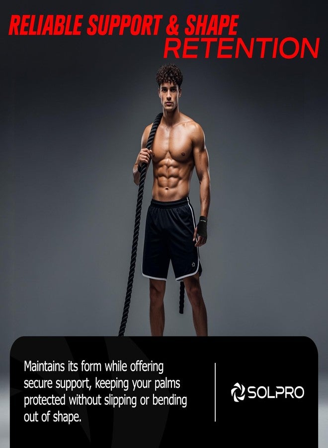 Solpro Wraptor Palm Guard for Men & Women | Joint Stabiliser for All Sports, Gym & Rehab Workouts | Joint Pain Relief for Active Lifestyle Injury Recovery & Arthritis (Black) - Image 3