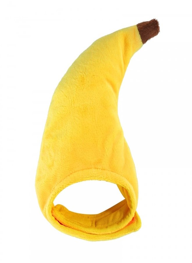 MiOYOOW Pet Cute Hat, Cat Adorable Hat Kitten Banana Hat for Cat Kitten Small Puppy Party Costumes Festival Birthday - Image 1