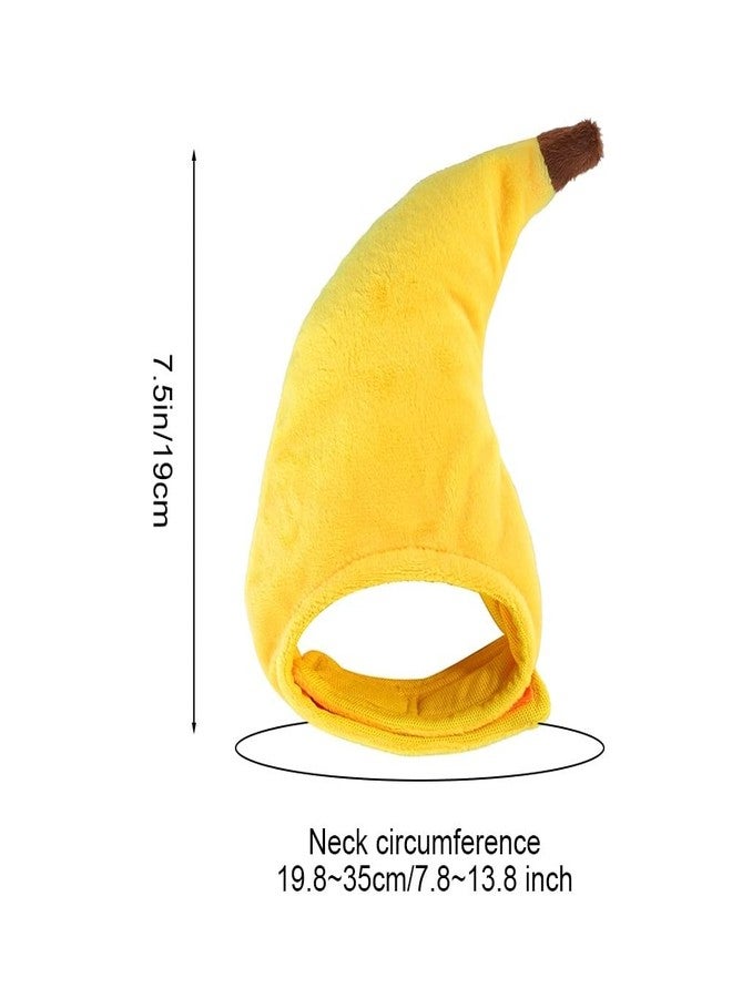 MiOYOOW Pet Cute Hat, Cat Adorable Hat Kitten Banana Hat for Cat Kitten Small Puppy Party Costumes Festival Birthday - Image 2