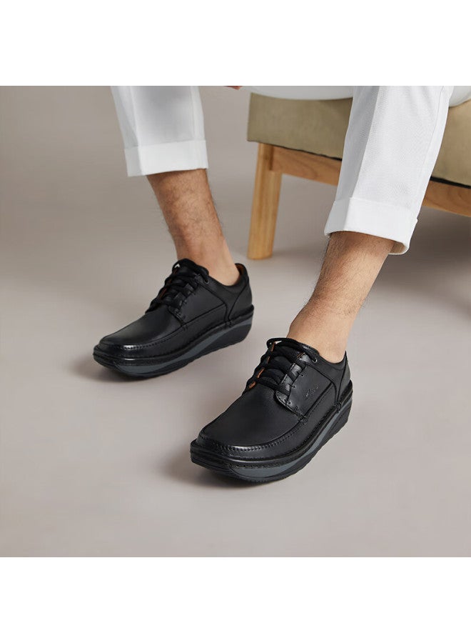 Clarks Men's Casual Leather Shoes Comfortable Trendy Low-top Breathable Dad Shoes - Image 1