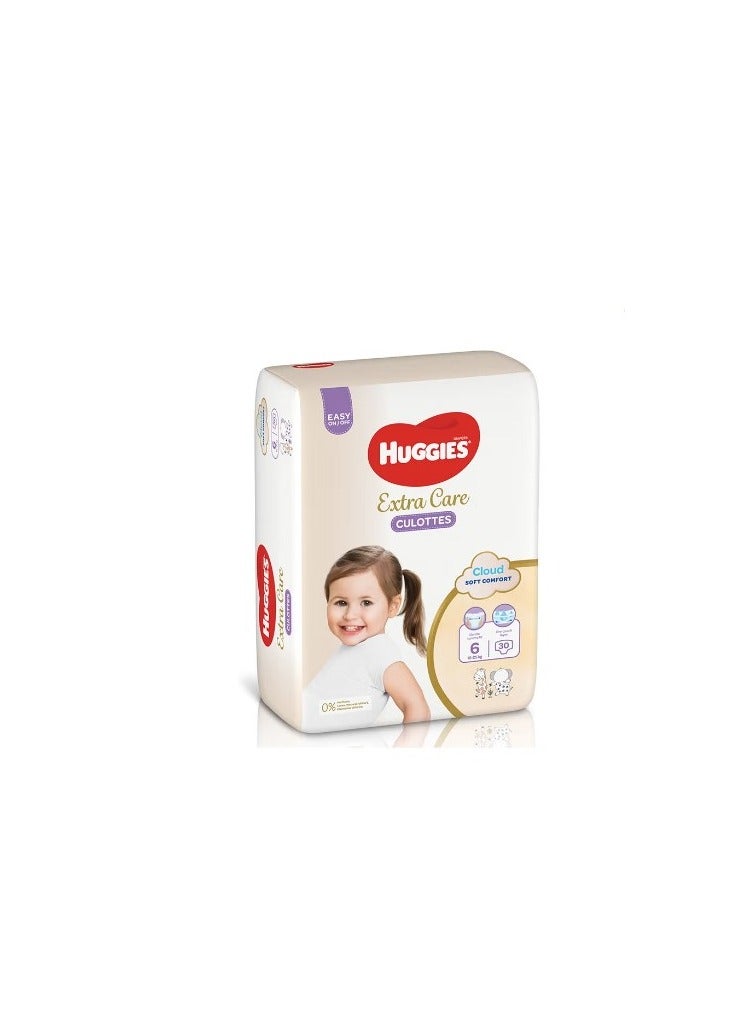 هجيز حفاضات أطفال إكسترا كير، مقاس 6، 15 - 25 كجم، 30 قطعة