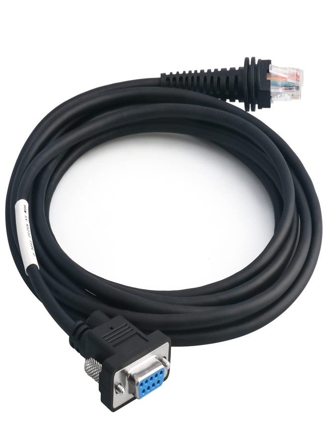 VOTTAN RS232 Cable 5V, Type A, 3m Stright Scanner Cable Compatible with Honeywell 1902G-SR 1902HHD 1200G 1452G Barcode Scanner (3M / 9FT Flatted RS232 Port) - Image 1