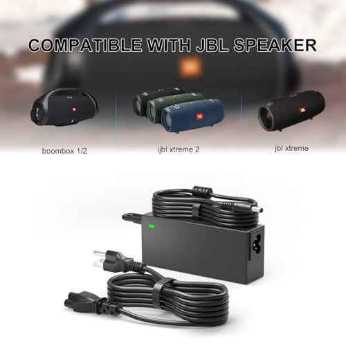 BIYTC 90W Charger Compatible with JBL Boombox 2 Boombox 1 Wireless Bluetooth Speaker JBL Xtreme 2 Charger 10FT JBL Boombox, Xtreme Power Supply Adapter Cord with Portable Bag - Image 2
