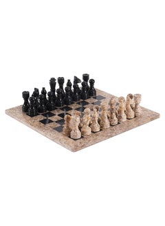 RADICALn Handmade Large Fossil Coral and Black Marble Full Chess Game Original Marble Chess Set - pzsku/Z564DA962B8F07035B879Z/45/_/1727677788/a8441019-8be8-400d-bf4b-1b36e7e5207b