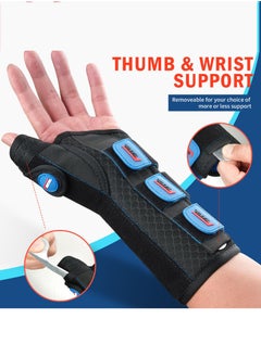 FEATOL 2 Pack Wrist Brace with Thumb Spica Splint for Dequervains Tendonitis, Carpal Tunnel, Tendonitis, Arthritis-Thumb Brace for Pain Relief-Thumb Support for Left And Right-Small/Medium  - Image 2