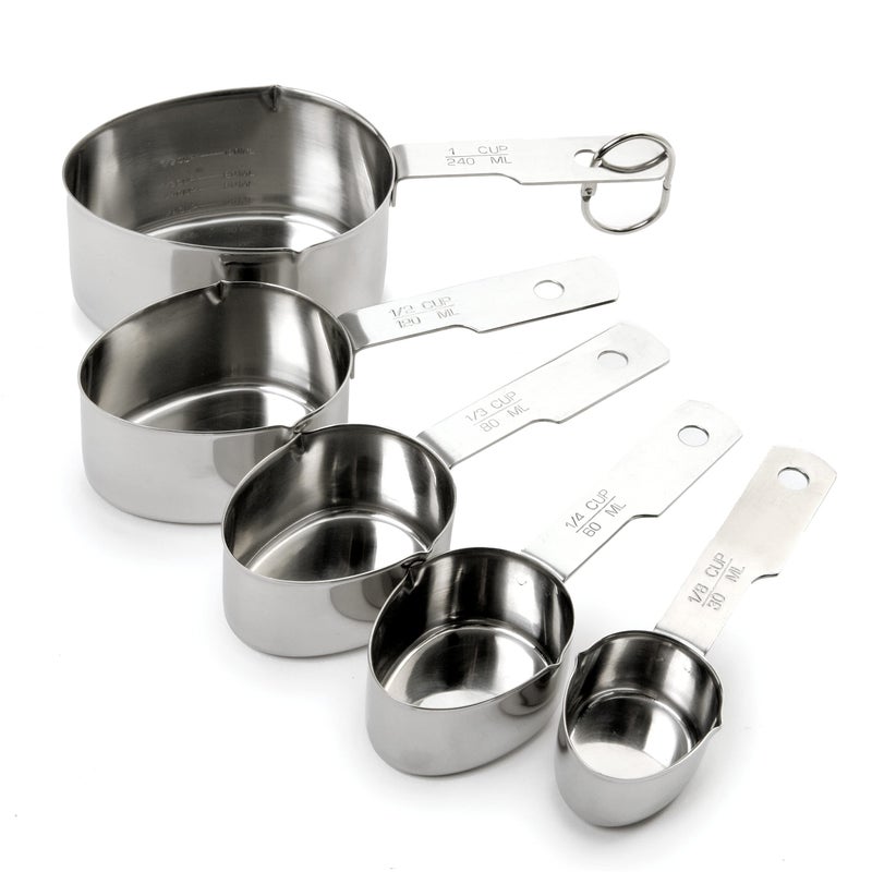Norpro Set Stainless Steel 5 Piece Measuring Cup, One Size, (3057) - Image 5