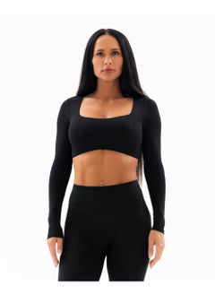 ADATTO Sleek Crop Top (black)  - Image 2