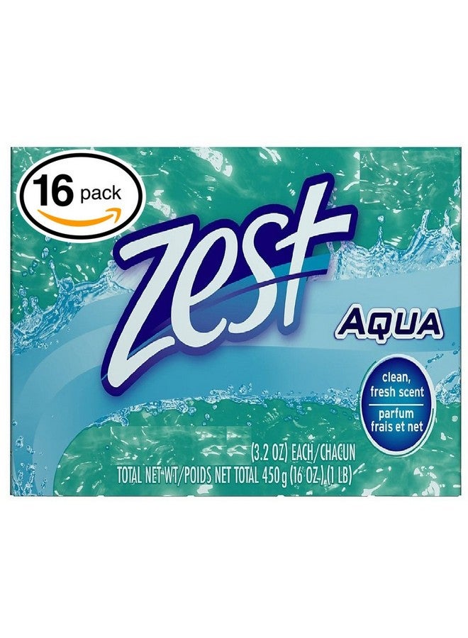 Zest صابون أكوا بار 4 أونصات 16 قطعة