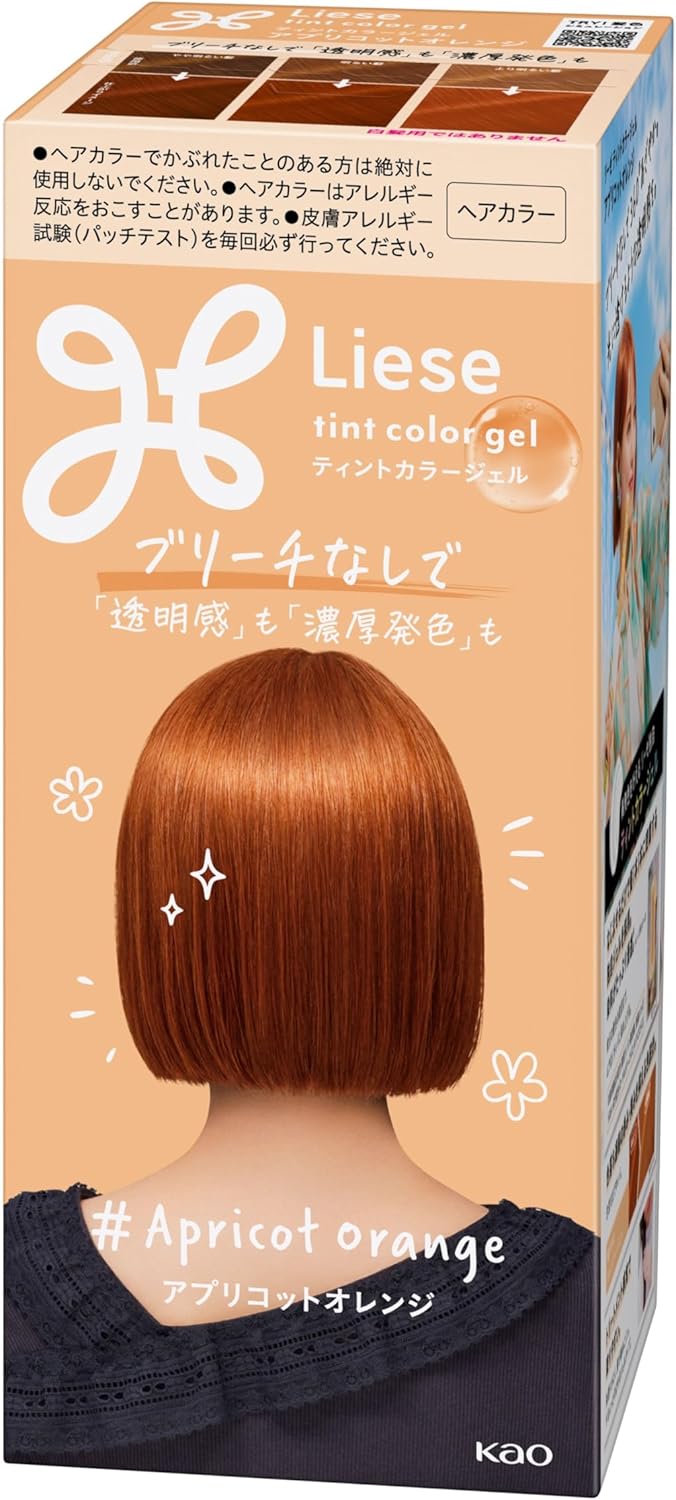 Liese Kao Tint Hair Color Gel Apricot Orange