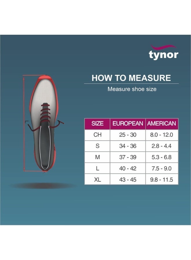 TYNOR Foot Drop Splint, Grey, Left, Medium, 1 Unit - Image 3