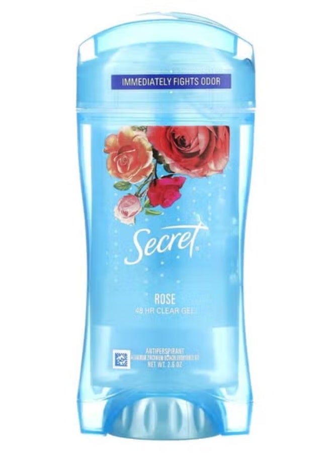 Fresh Antiperspirant Deodorant 48 HR Clear Rose Gel 2.8 OZ