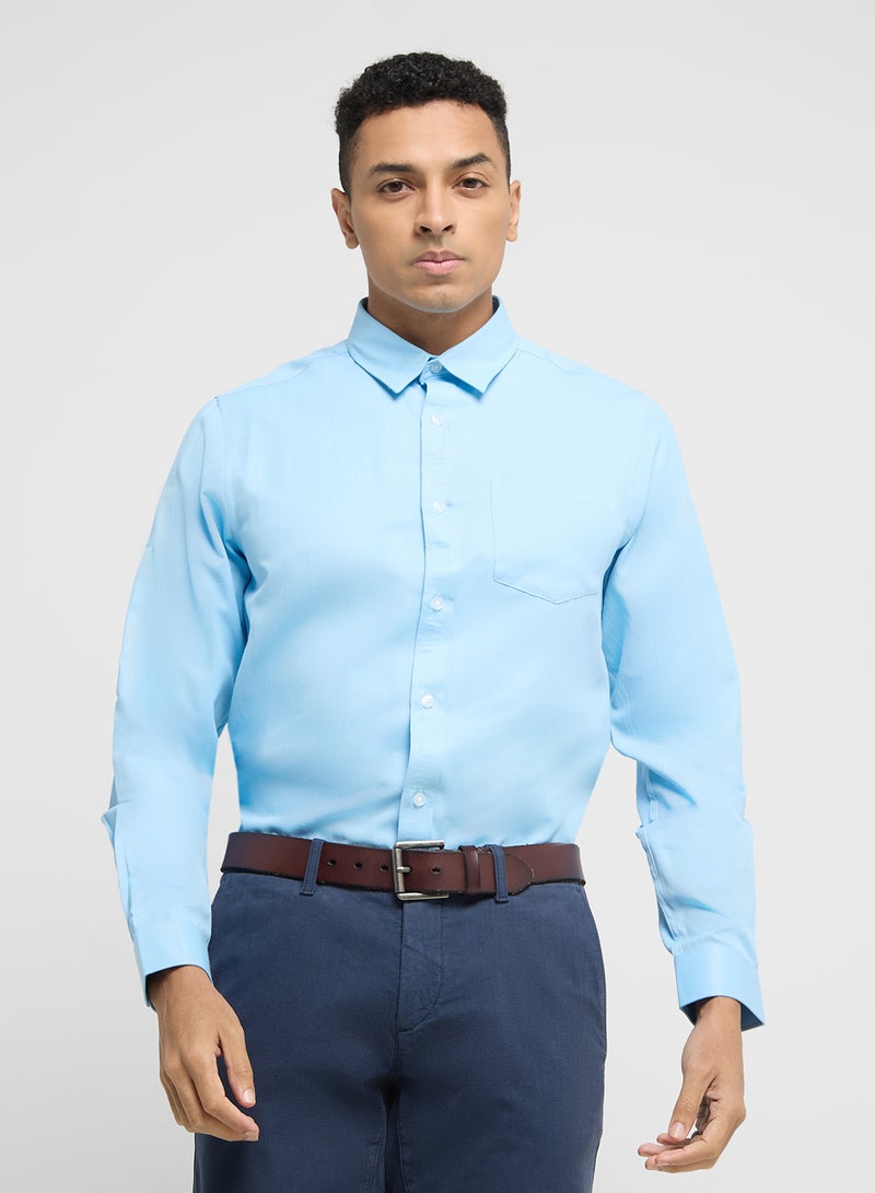 Robert Wood Long Sleeve Shirt   Single Pocket  - Image 1
