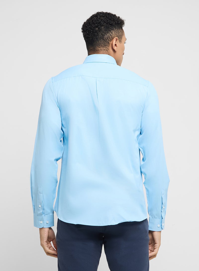 Robert Wood Long Sleeve Shirt   Single Pocket  - Image 2
