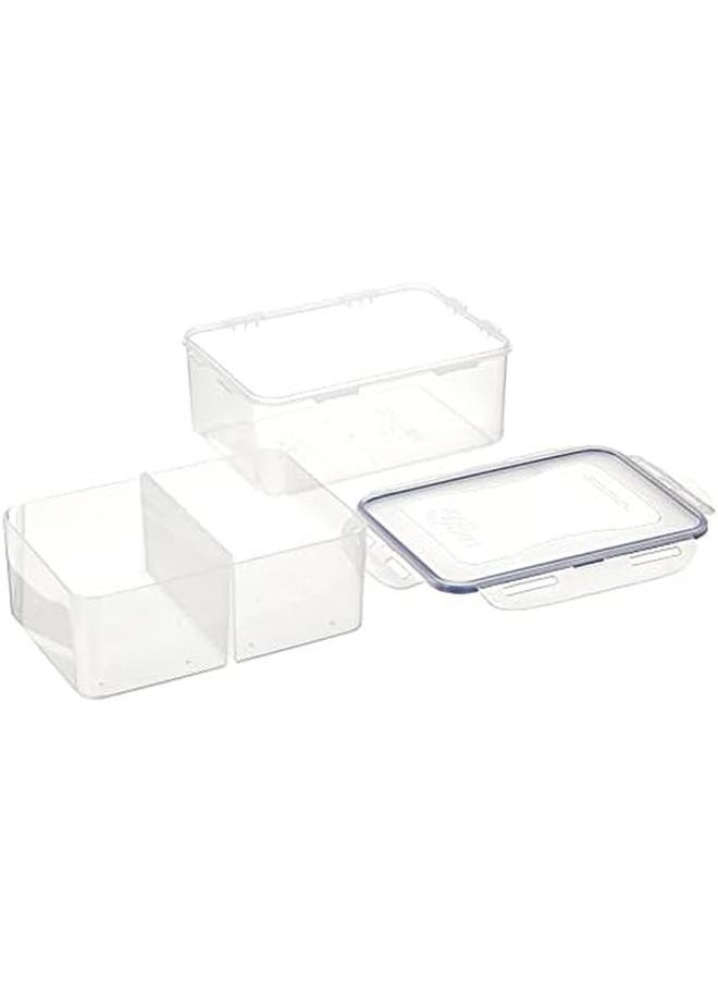 Stackable Airtight Container Rectangular 2.3L With Divider - pzsku/Z564E2408ACC89323B5ECZ/45/_/1718350071/14b9c844-1605-424c-b3d1-9ae26196987f