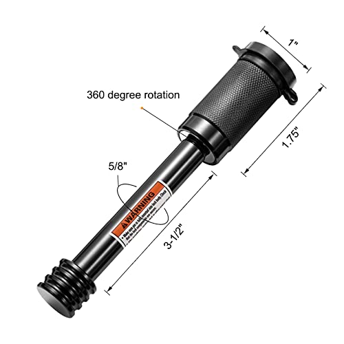 CZC AUTO قفل مستقبل مقطورة CZC AUTO مع دبوس 5/8" لمستقبلات الفئة III IV 2" و 2-1/2" لمقعد دراجة مقطورة حبل سحب لمقطورة شاحنة سيارة قارب (عبوة 2)  - Image 3