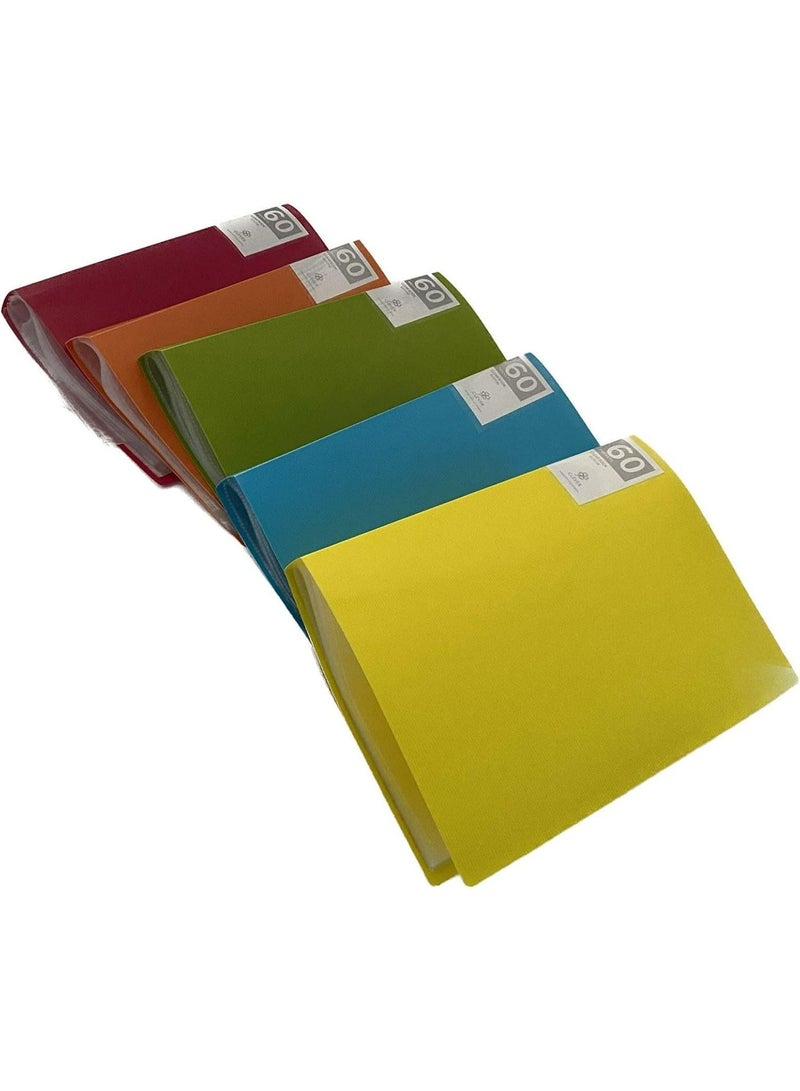 عام بورتفوليو 60 فايل شفاف لحفظ الاوراق - Image 1