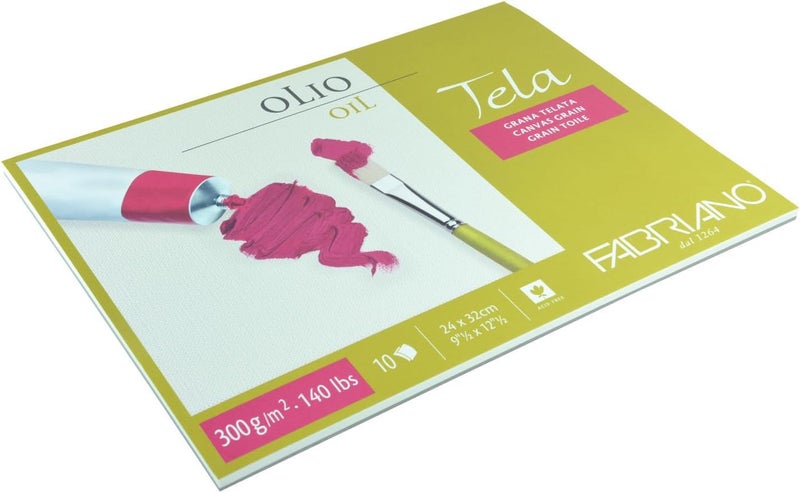 FABRIANO Unbekannt Oil Painting Paper, Cotton, White, 32 x 0.5 x 0.5 cm - Image 1