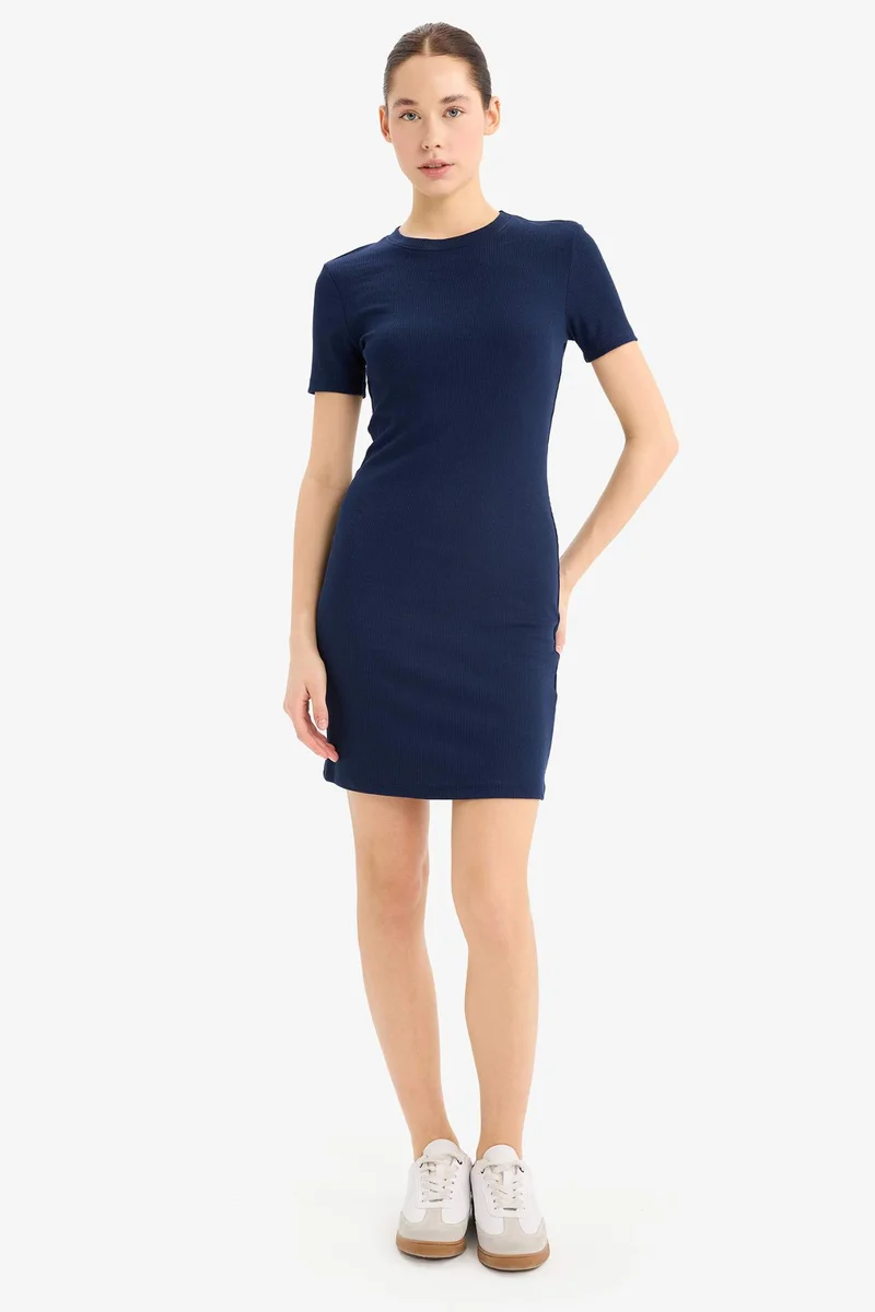 DeFacto Bodycon Crew Neck Camisole Mini Dress