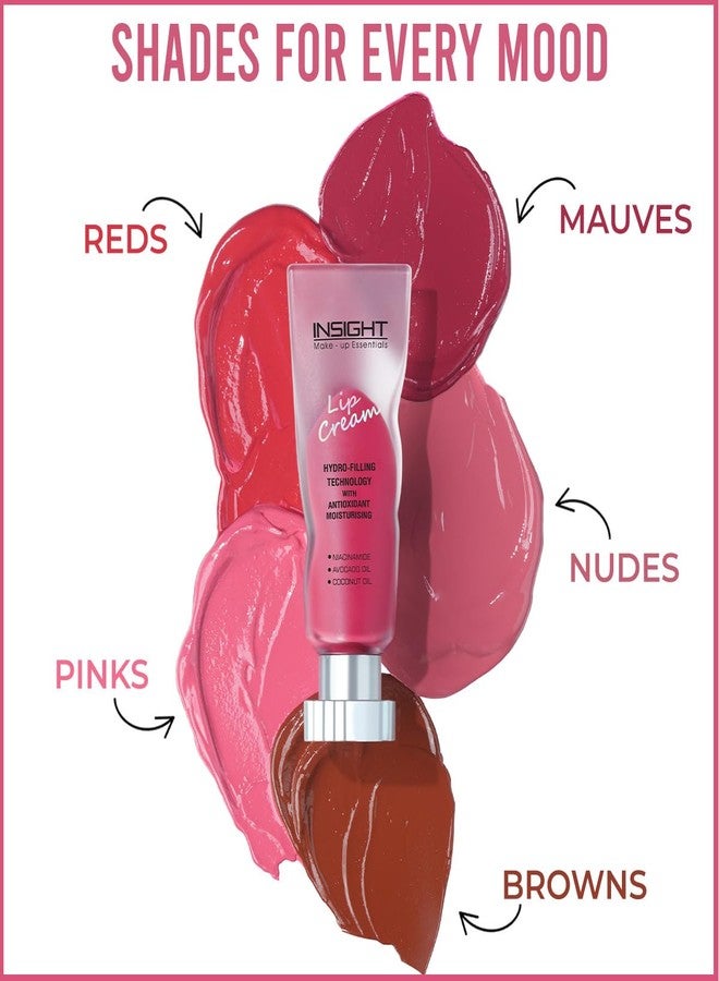 INSIGHT Lip Cream - Inanna| Long Lasting | Easy to Wear | Non-Sticky & Transferproof | Liquid Matte Formula | 16 Hr Wear | Infused with Avocado, Coconut Oil & Niacinamide - 5g - Image 3