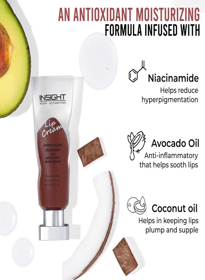 INSIGHT Lip Cream - Inanna| Long Lasting | Easy to Wear | Non-Sticky & Transferproof | Liquid Matte Formula | 16 Hr Wear | Infused with Avocado, Coconut Oil & Niacinamide - 5g - Image 4