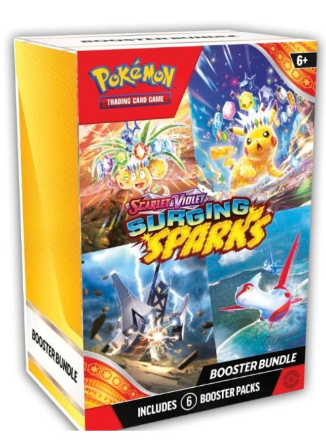 Pokemon TCG: Scarlet & Violet-Surging Sparks Booster Bundle (6 Packs)